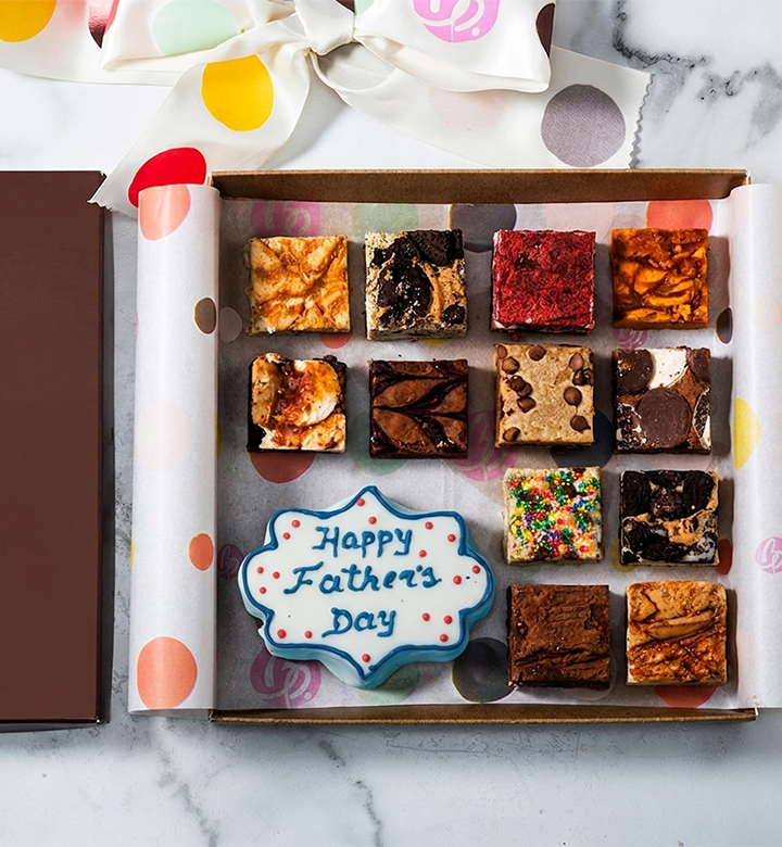 Happy Father's Day Brownie Box