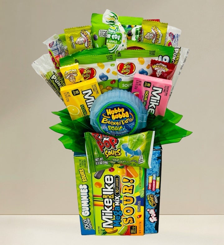 Pucker Up Sour Candy Bouquet