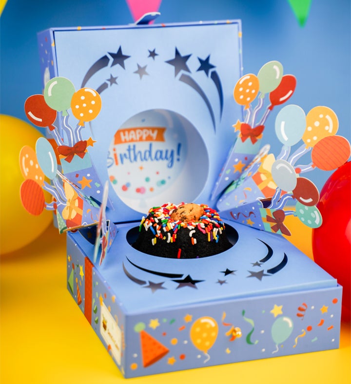  Happy Birthday Bloom Box with Cake