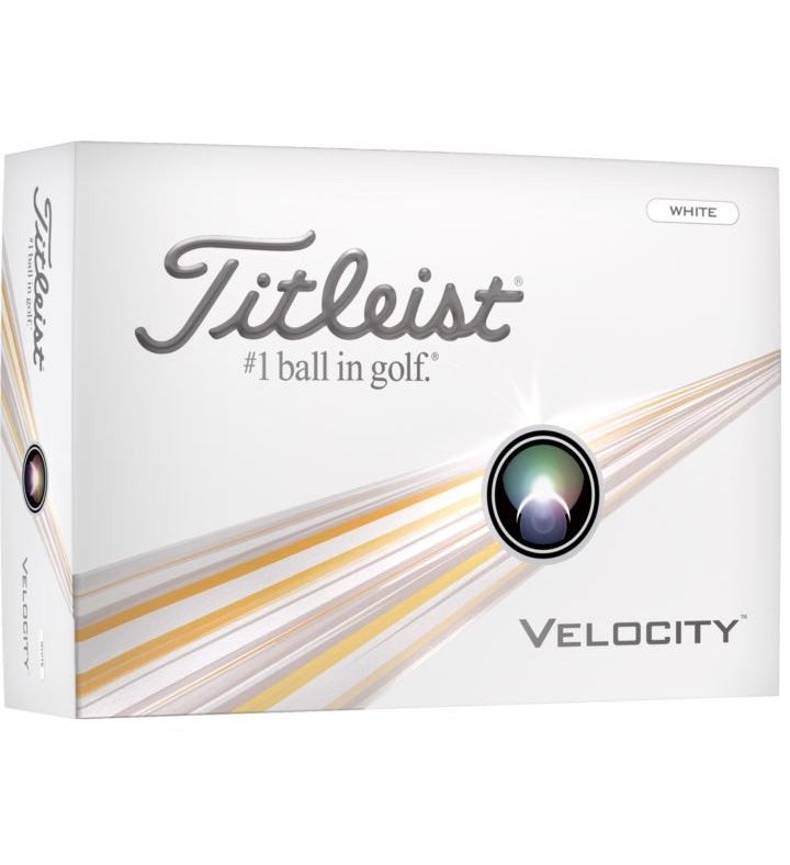 Titleist Velocity Golf Balls   White