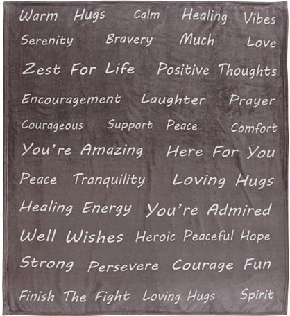 Personalized Healing Message Blanket, Prayer Blanket,positive Thoughts You  Got This Blanket,healing Message,get Well Blanket, Dorm Blanket -   Canada