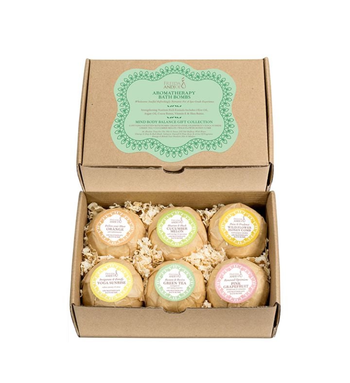 Citrus Aromatherapy  Bath Bombs Gift Set