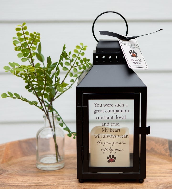 Pawprints Left By You Memorial Lantern