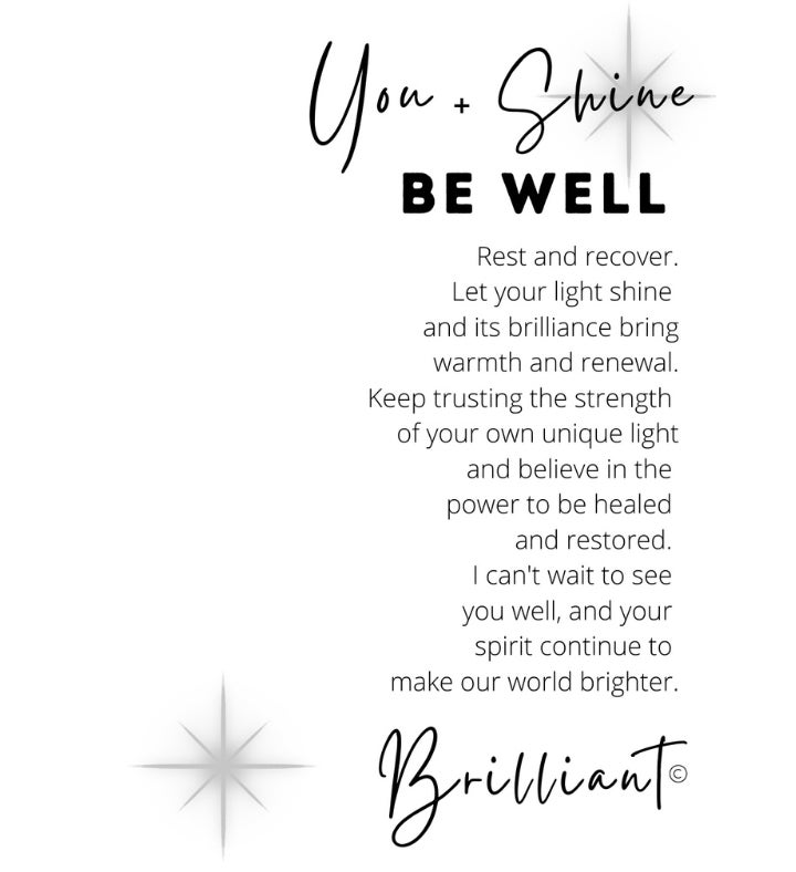 Be Well Star: Thoughtful Get Well Gift with Supportive Message