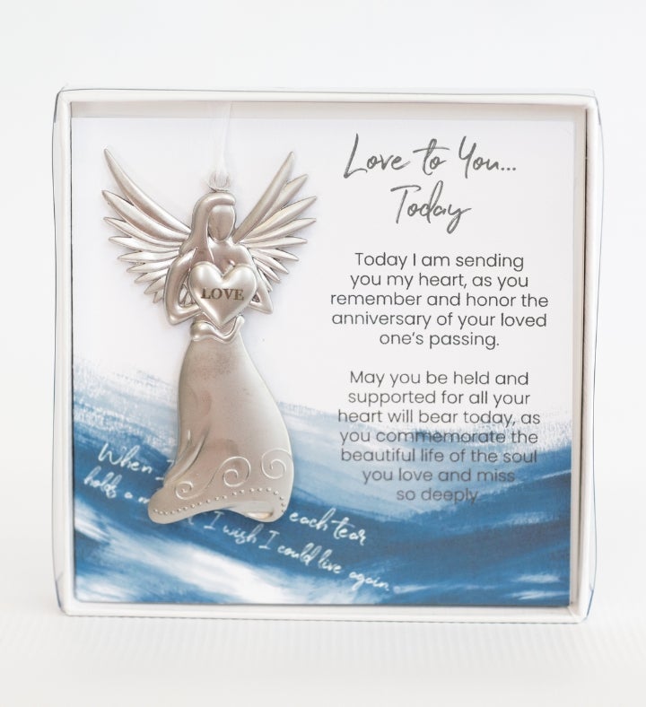 Anniversary Of Loss: Angel Ornament Memorial Gift