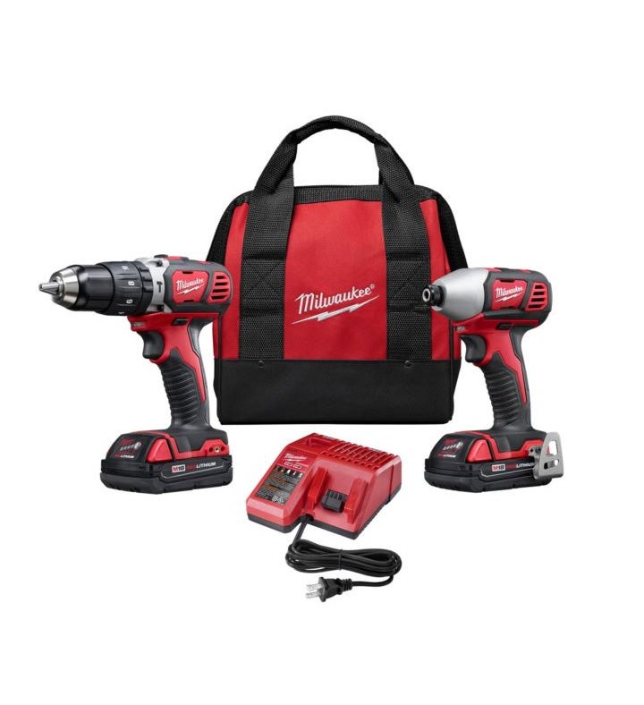 M18 Cordless Lithium ion 2 tool Combo Kit   Hammer Drill & Impact Driver