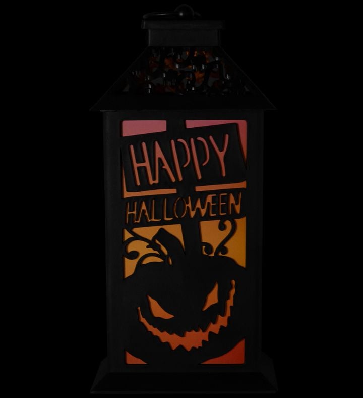 Led Lighted Jack O Lantern Happy Halloween Lantern