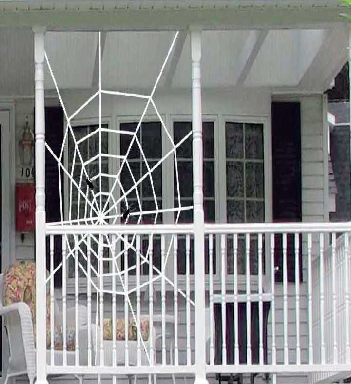 Spooky Spider Web Halloween Hanging Decoration