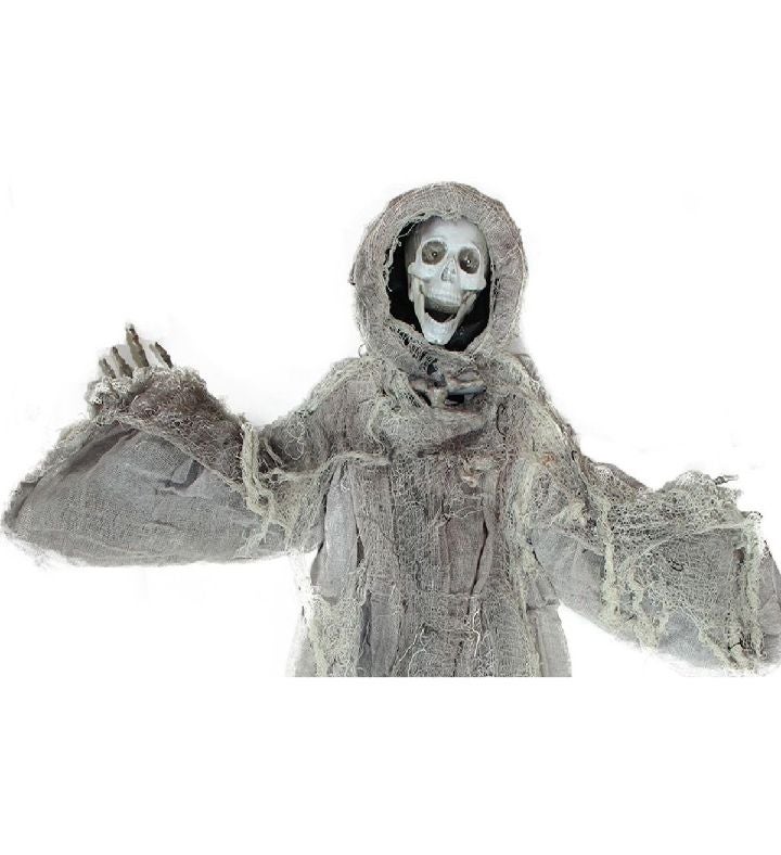 36" Touch Activated Hanging Death Reaper Halloween Decoration