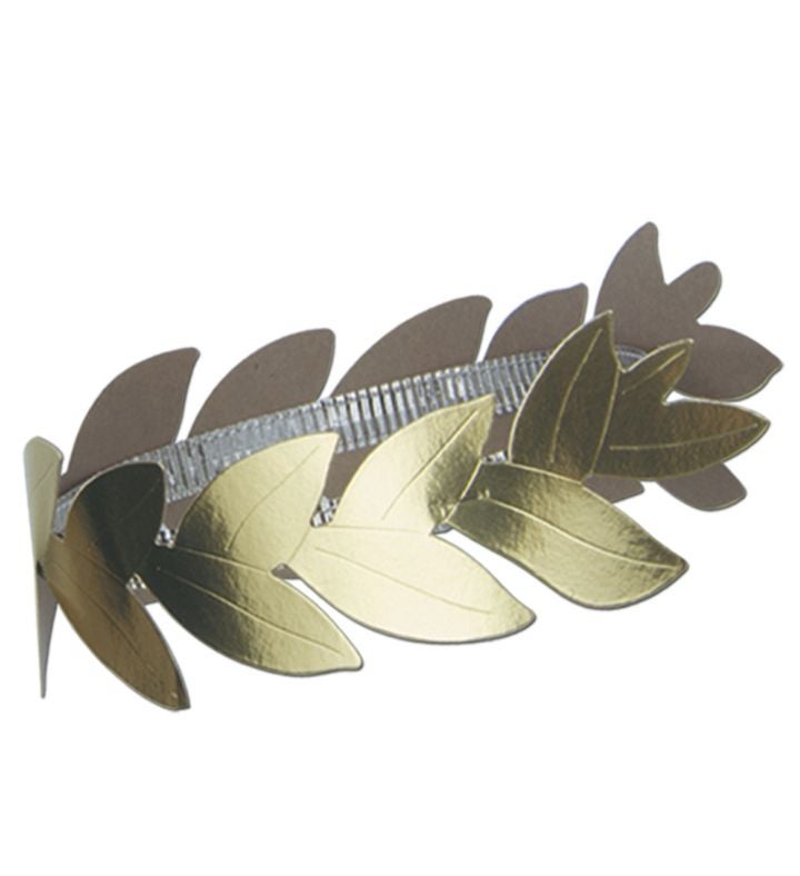 Club Pack Of 36 Gold Roman Laurel Wreath Costume Headband - Adult One Size