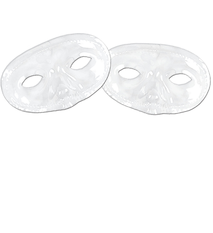 Pack Of 24 White Masquerade Unisex Adult Mardi Gras Half Masks - One Size