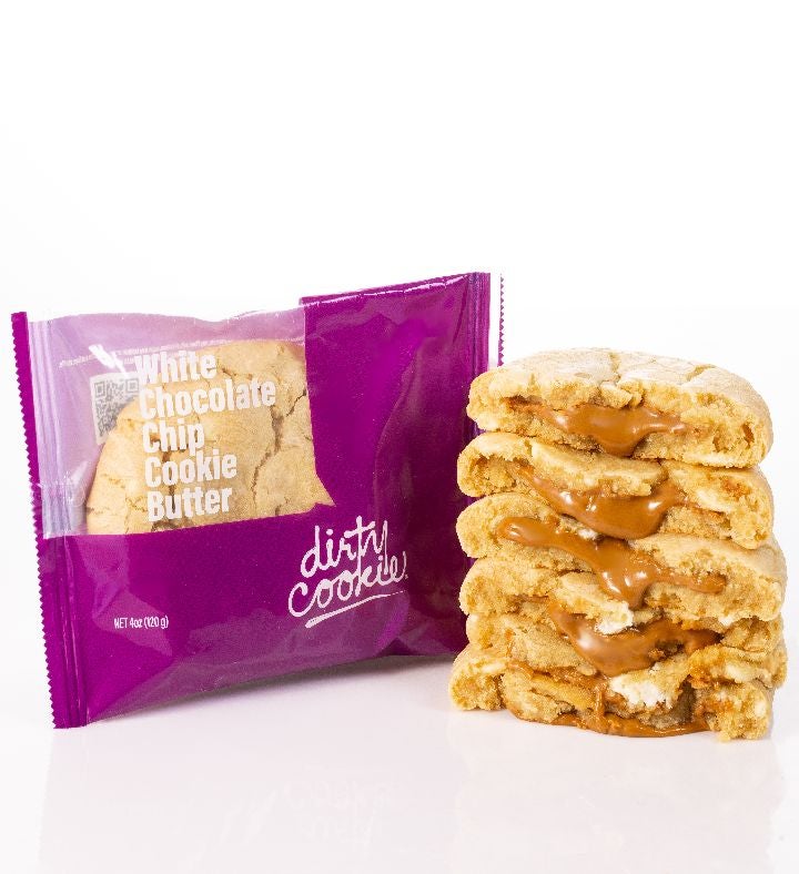 Stuffed Cookies   White Chocolate Chunk With Cookie Butter