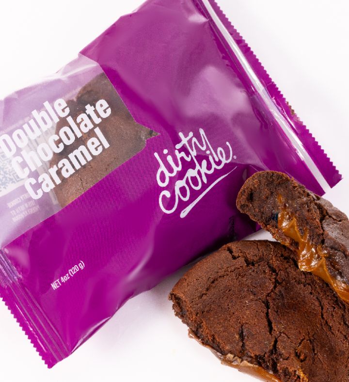 Stuffed Cookies   Double Chocolate Salted Caramel