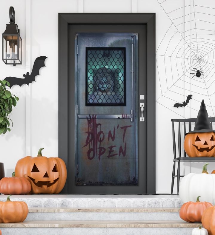 Don’t Open Hospital Entryway Halloween Scary Door Decoration - 6'