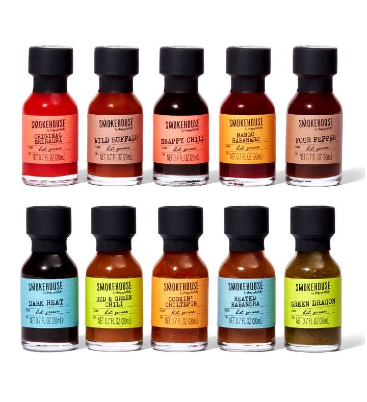 Smokehouse Hot Sauce Sampler, Set of 10