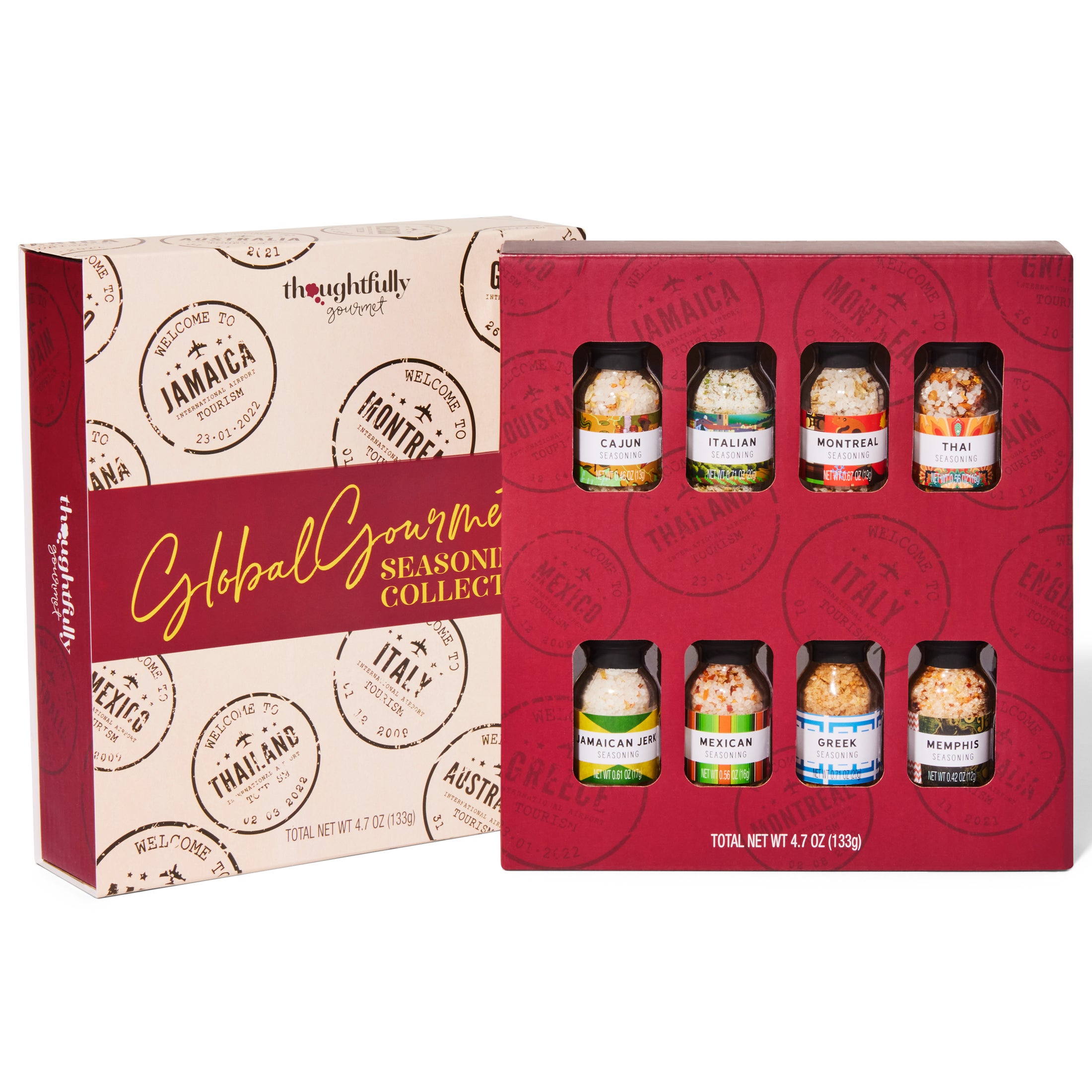 Global Gourmet Seasonings and Spices Gift Set of 8
