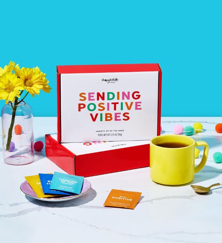 Sending Positive Vibes Tea Gift, Set of 90