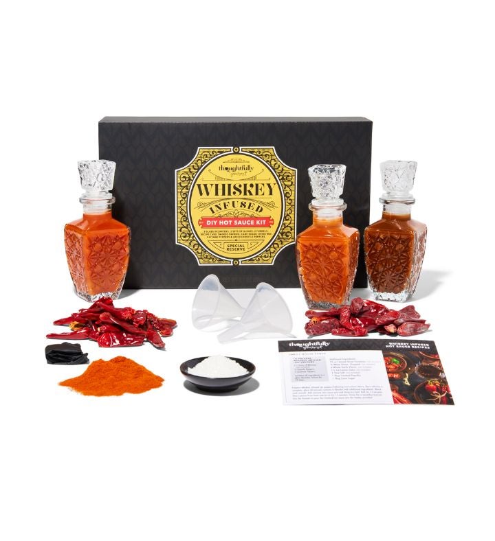 Make Your Own Whiskey Infused Hot Sauce DIY Gift Set