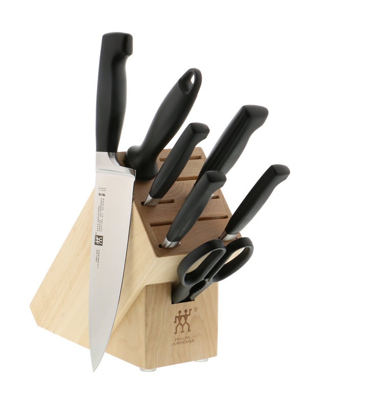 Four Star 8pc Knife Block Set Natural