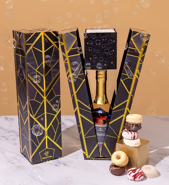 Luxe Bubble Gift Box With Mini Cake Donuts