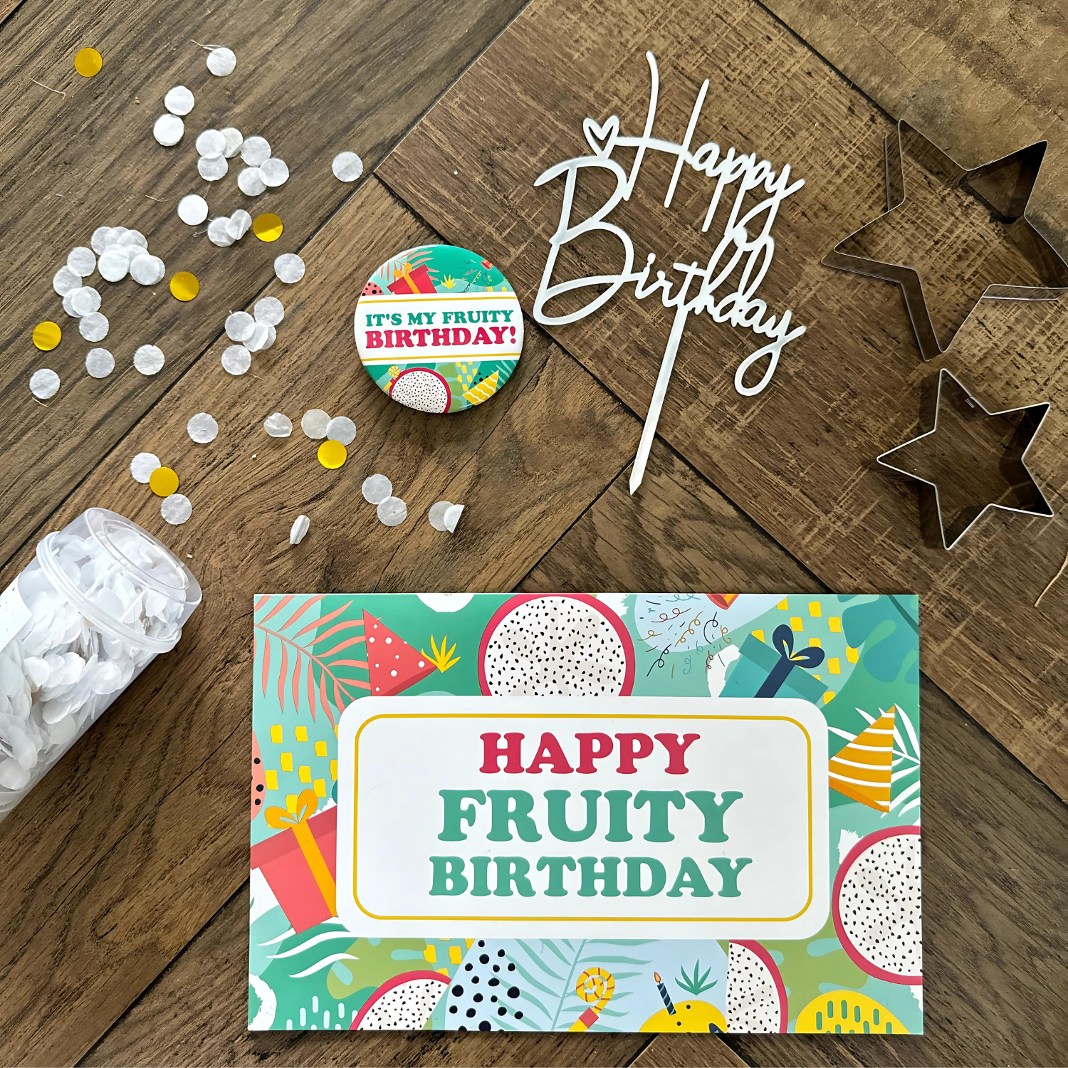 Tropical Fruit Birthday Gift Box