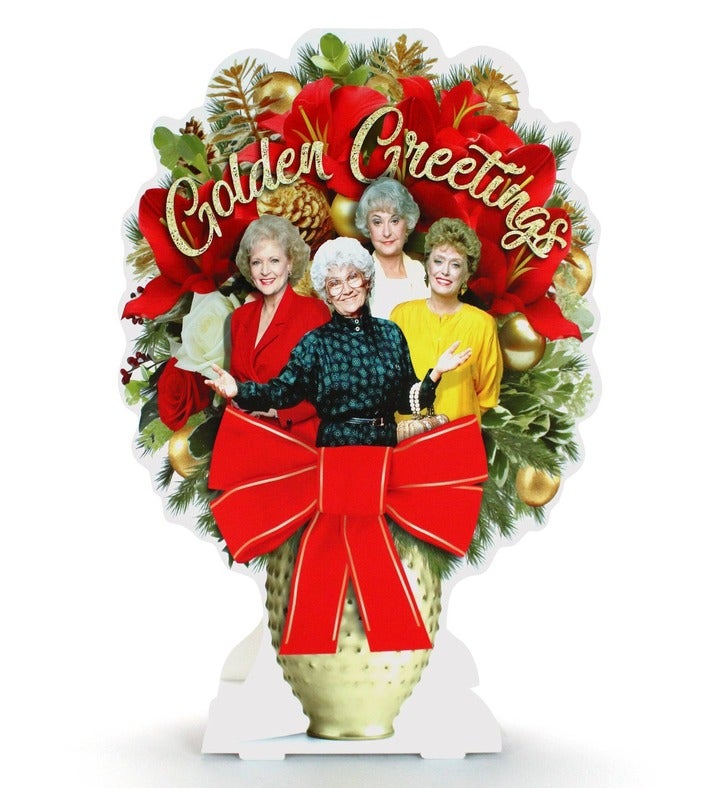 Golden Girls Holiday Cardboard Bouquet