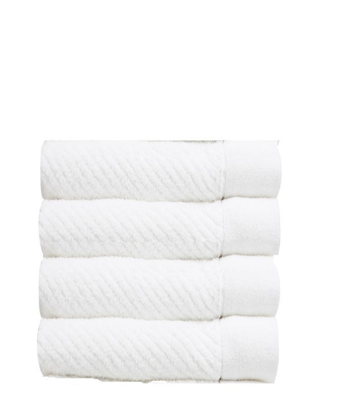 Tailored 4pcs Set Hand Towel    white