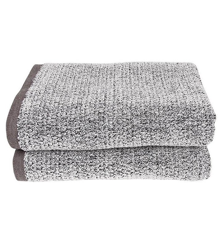 Signature 2Pcs Set Bath Towel    Grey