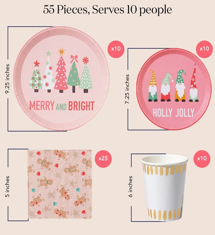 Christmas Characters Tableware Set