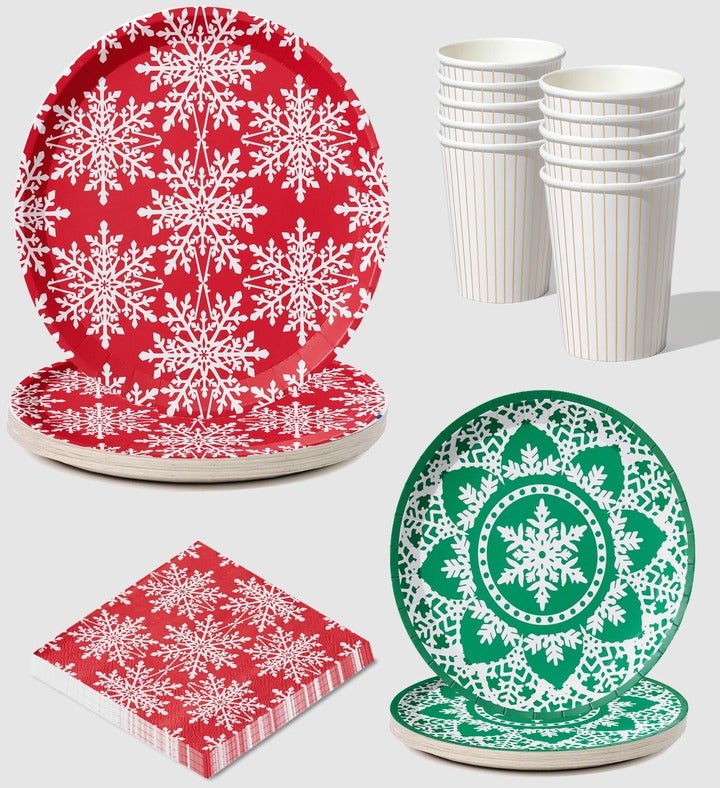 Jolly Snowflake Tableware Set