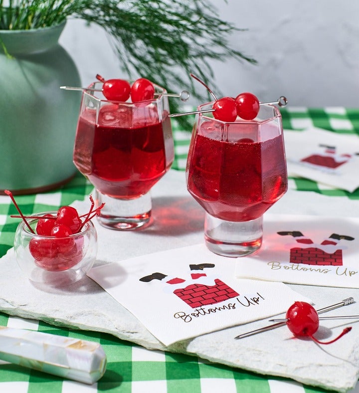 Bottoms Up Cocktail Napkins  20 Per Pack