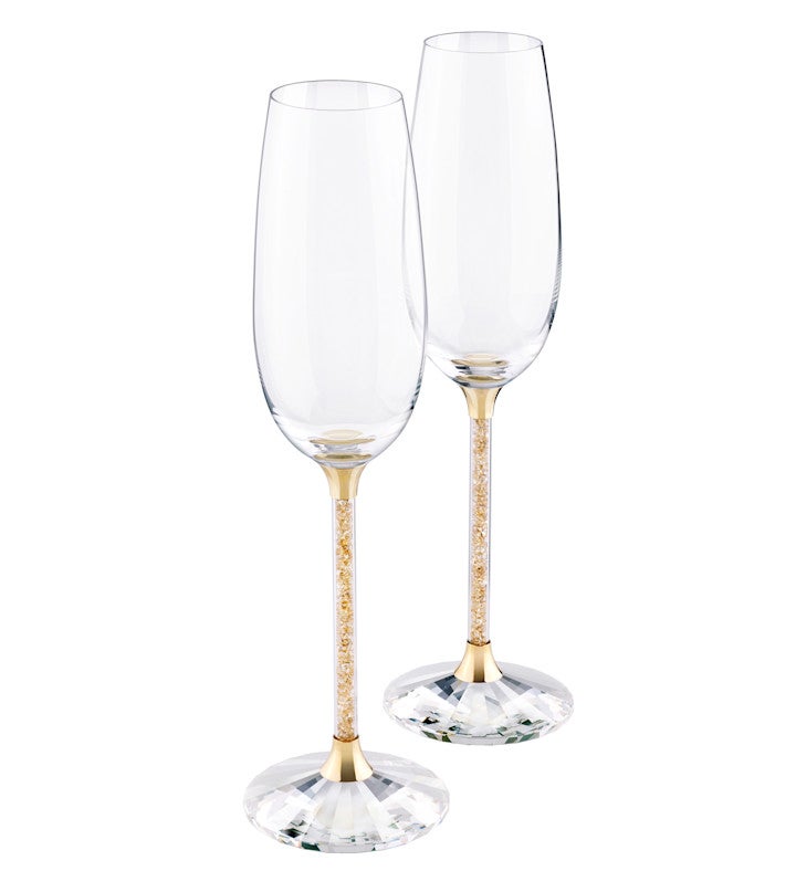 Crystalline Toasting Flutes