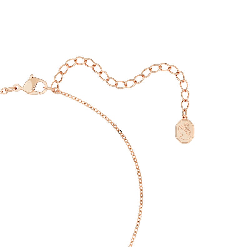 Originally Set, Crystal Pearl, White, Rose Gold tone Plated
