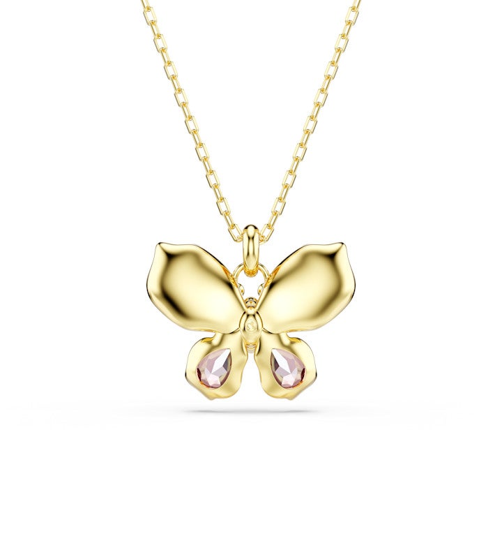Idyllia Pendant, Mixed Cuts, Pave, Butterfly