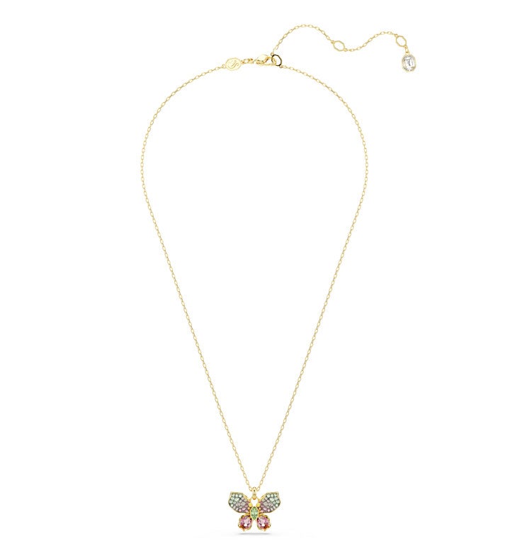 Idyllia Pendant, Mixed Cuts, Pave, Butterfly