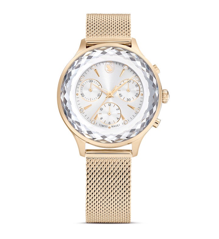 Nova Chrono Watch, Champagne Gold tone Finish