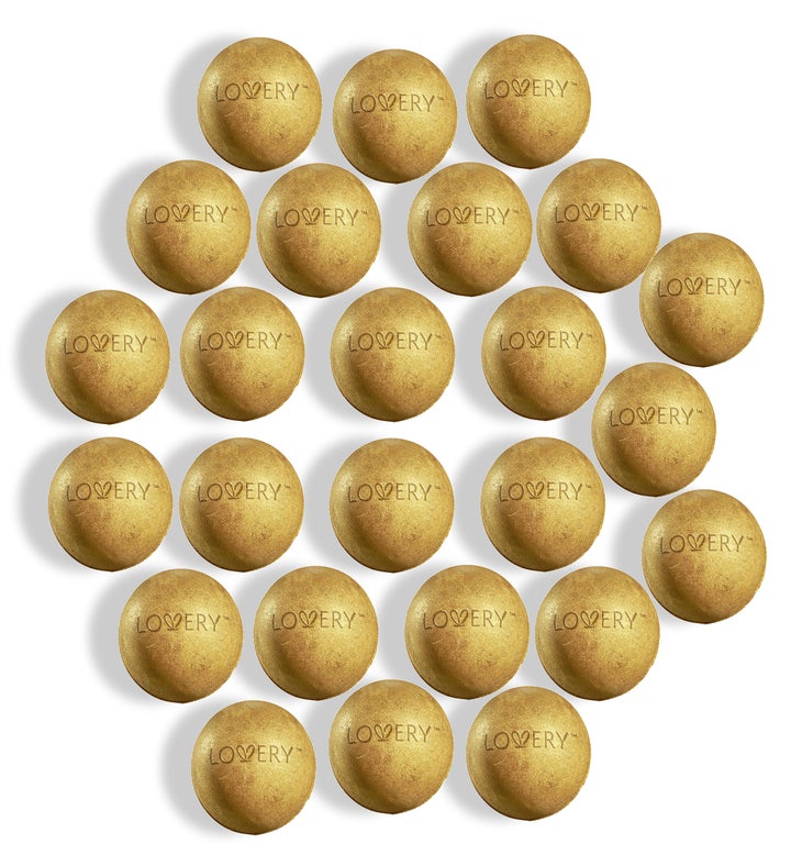 24k Gold Bath Bombs Christmas Treats   25pc Stocking Stuffers Spa Bombs