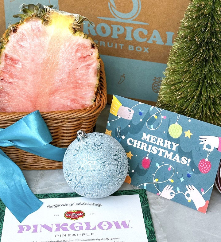 Merry Christmas Pinkglow Pink Pineapple Duo Exclusive Gift Box