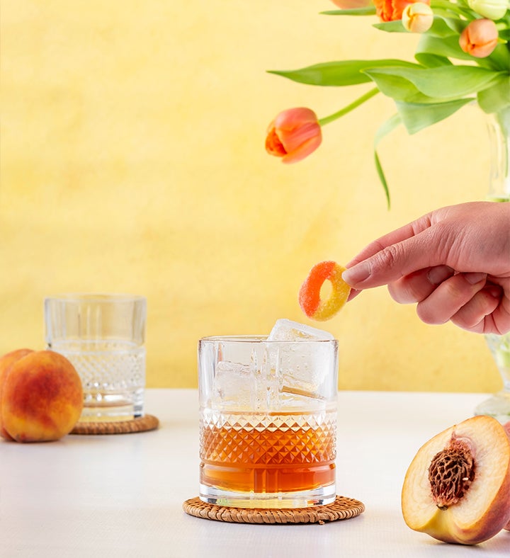 Peach Bourbon Old Fashioned Cocktail Kit