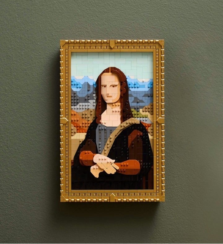 LEGO Art Mona Lisa Painting Building Set For Adults 31213