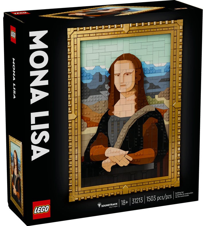 LEGO Art Mona Lisa Painting Building Set For Adults 31213