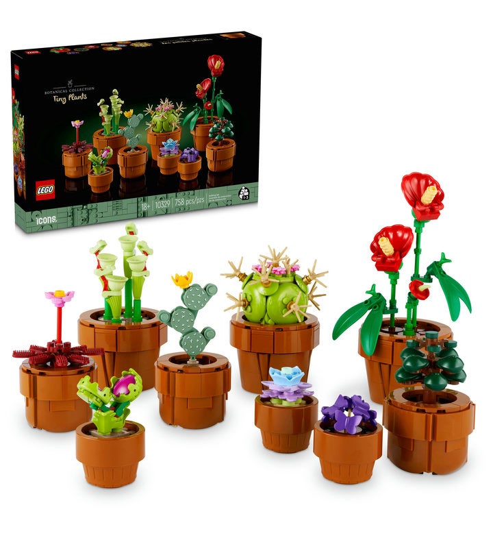 LEGO Icons Tiny Plants Building Set For Adults 10329