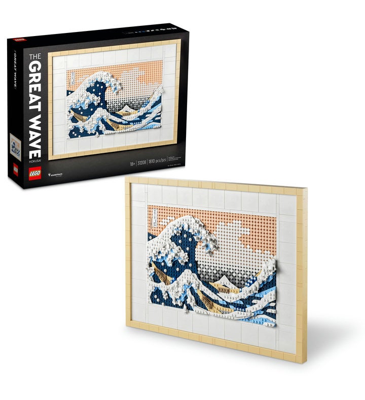 LEGO Art Hokusai -The Great Wave 31208 Building Kit 1,810 Pieces