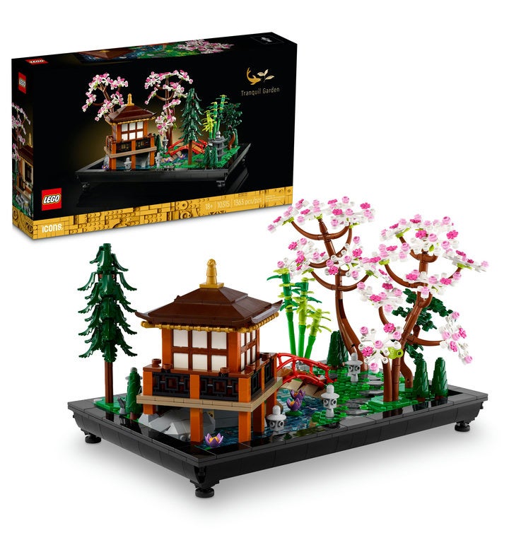 Lego Icons Tranquil Garden 10315 Building Kit For Adults 1,363 Pieces