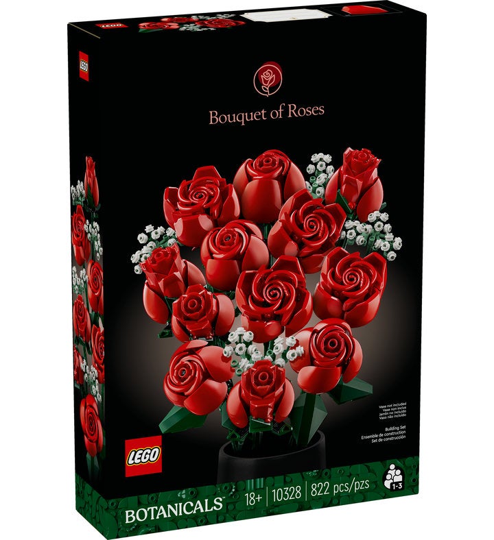 LEGO Icons Bouquet Of Roses Building Set 10328 | 1800Flowers