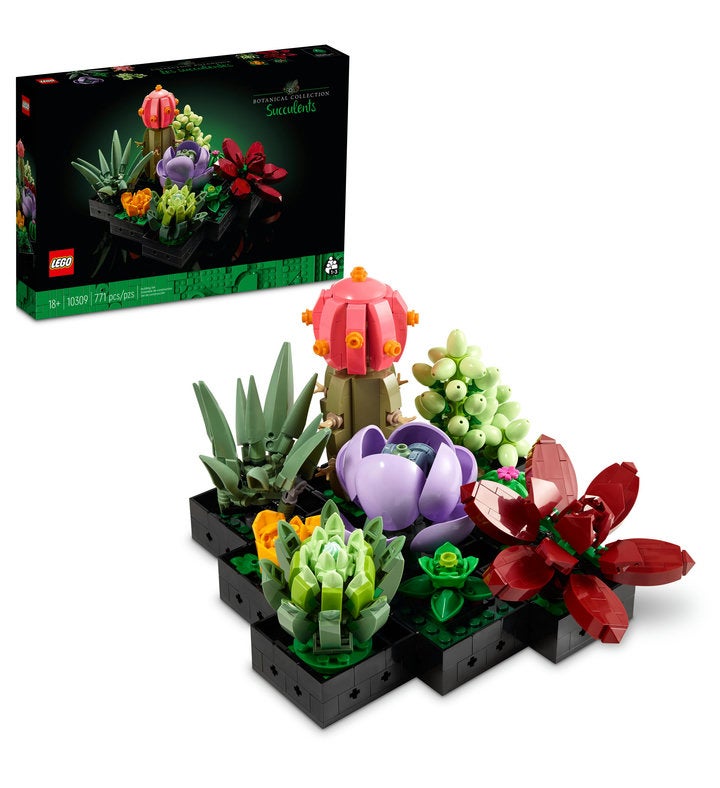 Lego Succulents 10309 Plant Decor Building Kit 771 Pieces