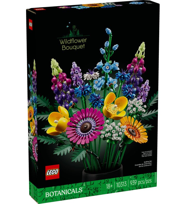 LEGO Icons Wildflower Bouquet 10313 Building Set 939 Pieces