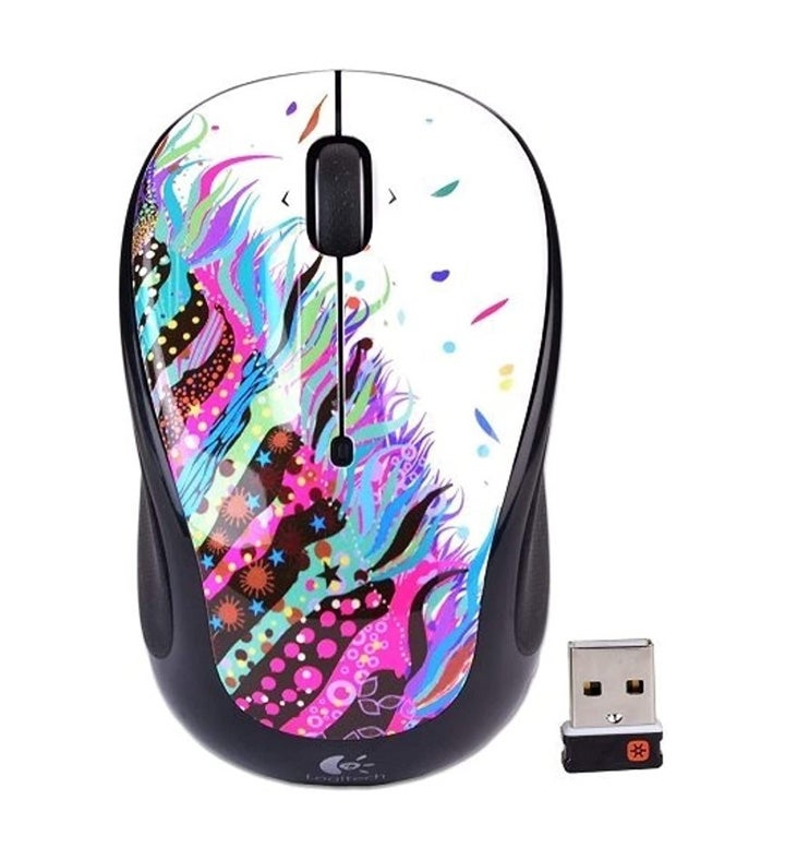 Logitech M325 Wireless Mouse    celebration Black