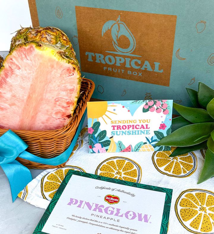 Sending You Tropical Sunshine Pinkglow Pink Pineapple Duo Exclusive Gift B