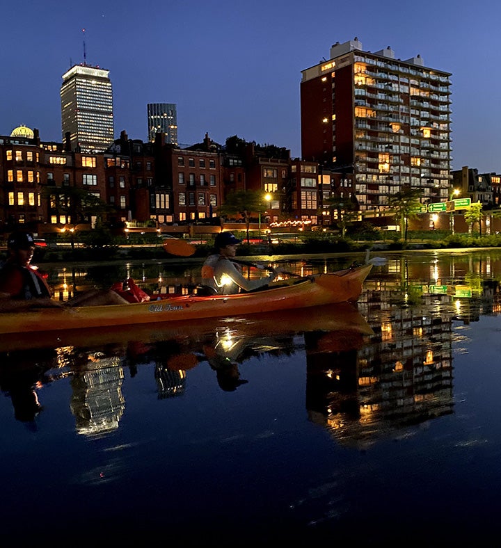 Moonlight Canoe Trip For Two   Boston